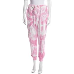 Roller Rabbit Pink White Sweatpants